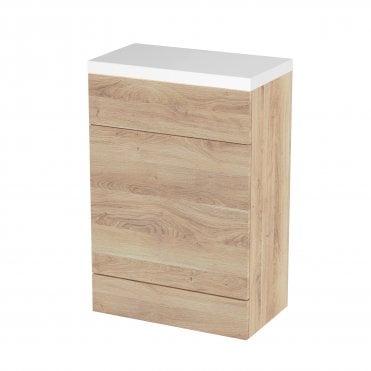 Hudson Reed Fusion 600mm WC Unit & Polymarble Top CBI3020