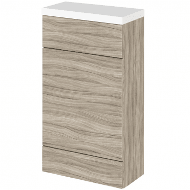 Hudson Reed Fusion Driftwood 500mm Compact WC Unit & Top