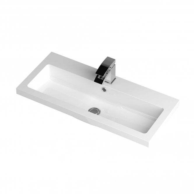 Hudson Reed  Fusion Gloss Grey 800mm Vanity Unit & Basin