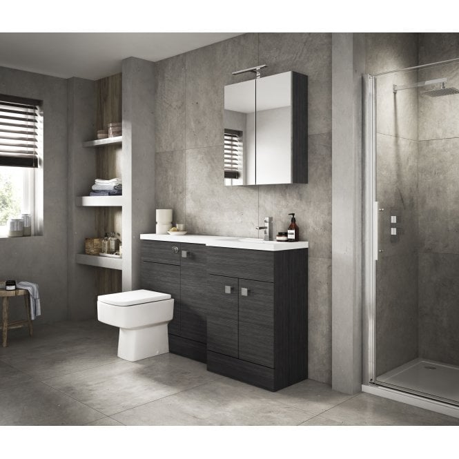 Hudson Reed  Fusion Hacienda Black 300mm Drawer Lined Unit
