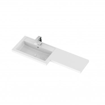 Hudson Reed Fusion White Gloss 1100mm Left Hand Combination