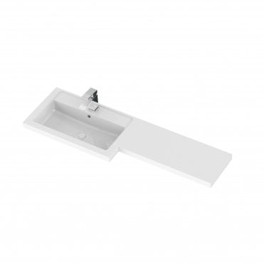 Hudson Reed Gloss Grey 1200mm Left Hand Combination