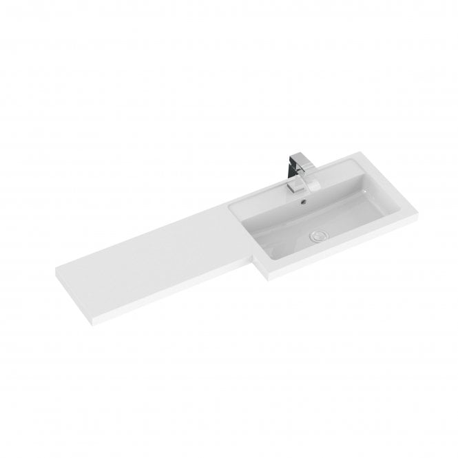 Hudson Reed  Gloss Grey 1200mm Right Hand Combination