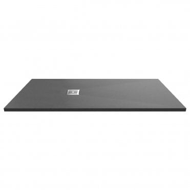 Hudson Reed Grey Slimline Rectangular Shower Tray 1700 x 800