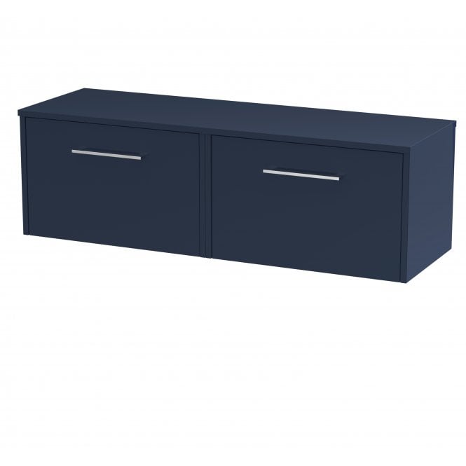 Hudson Reed  Juno 1200mm Wall Hung 2-Drawer Vanity & Worktop JNU2922W2