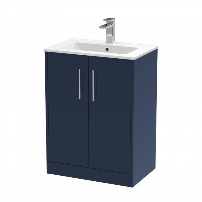 Hudson Reed  Juno 600mm Floor Standing 2-Door Vanity & Basin 2 JNU2903B