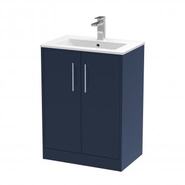 Hudson Reed Hudson Reed Juno 600mm Floor Standing 2-Door Vanity & Basin 2 JNU2903B