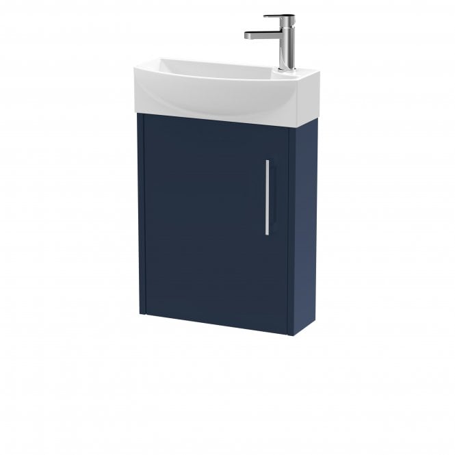 Hudson Reed  Juno Compact 440mm Wall Hung 1-Door Unit & 1TH Basin LH JNU2961L