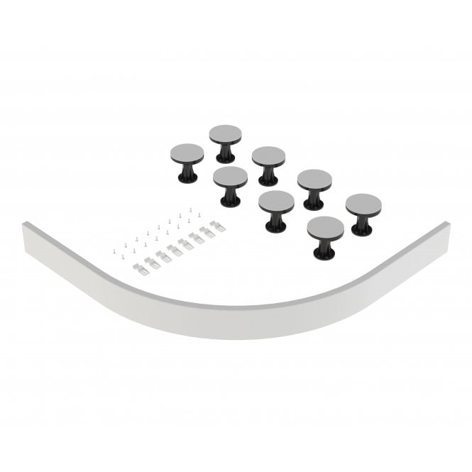 Hudson Reed  Leg Set Suitable for 1000-1200 Quad & Offset Trays White LEG6W