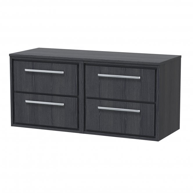 Hudson Reed  Lille 1200mm Wall Hung 4-Drawer Vanity with Worktop LIL2224W2