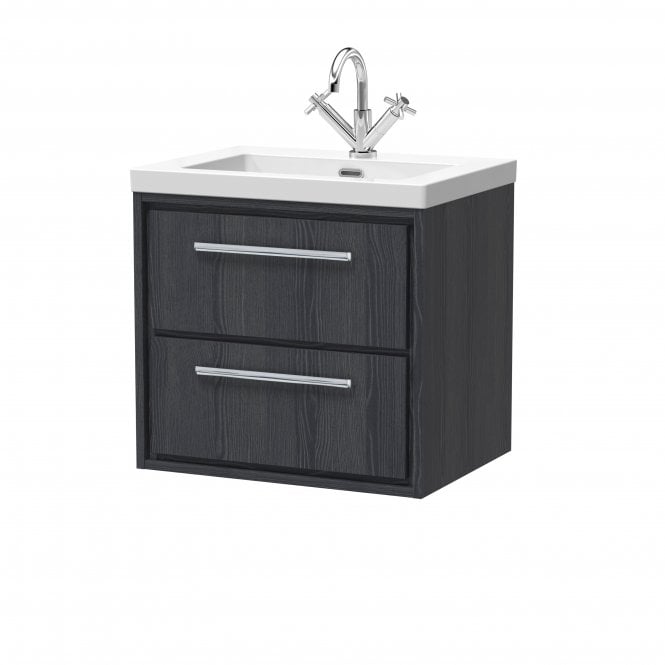 Hudson Reed  Lille 600mm Wall Hung 2-Drawer Vanity with Basin - 1 Tap Hole LIL2224L