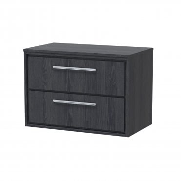 Hudson Reed Lille 800mm Wall Hung 2-Drawer Vanity with Worktop LIL2226W