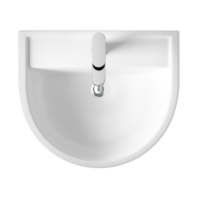 Hudson Reed  Luna 520mm Basin & Semi Pedestal