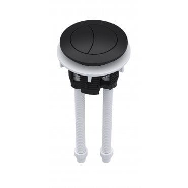 Hudson Reed Matt Black Cistern Push Button CPB401
