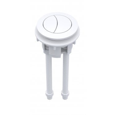 Hudson Reed Matt White Cistern Push Button CPB101