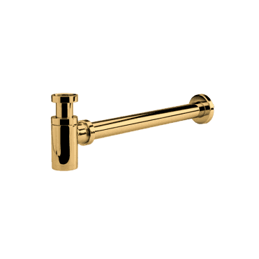 Hudson Reed Minimalist Bottle Trap Brushed Brass EK802