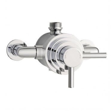 Nuie Tec Dual Exposed Thermostatic Shower Valve Chrome - JTY026