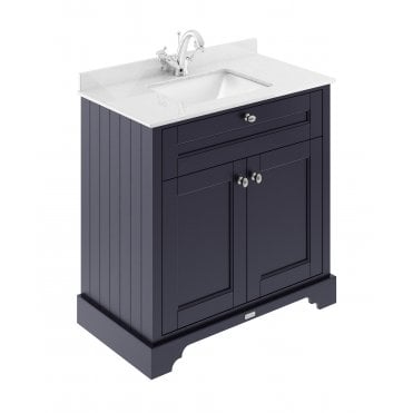 Hudson Reed Old London 800mm Cabinet & Marble Top (1TH) LOF328S