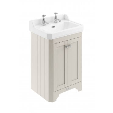 Hudson Reed Old London Timeless Sand 595mm 2-Door Unit & Basin 2TH
