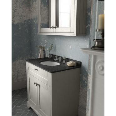 Hudson Reed Old London Timeless Sand 800mm Cabinet & Marble Top (3TH)