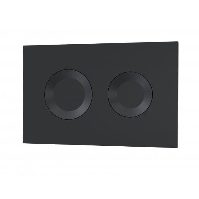 Hudson Reed  Round Dual Flush Push Button Black XTY009PR4