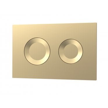 Hudson Reed Round Dual Flush Push Button Brass XTY009PR8