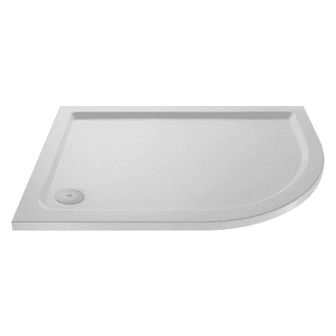 Hudson Reed Slip Resistant Offset Quadrant Shower Tray RH 1000 x 800mm White NSR109