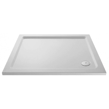Hudson Reed Slip Resistant Rectangular Shower Tray 1000 x 800mm White NSR013