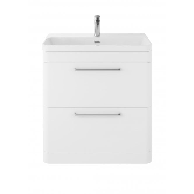 Hudson Reed  Solar Floor Standing 800mm Cabinet & Thin Edge Ceramic Basin SOL103B