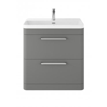 Hudson Reed Solar Floor Standing 800mm Cabinet & Thin Edge Ceramic Basin SOL203B