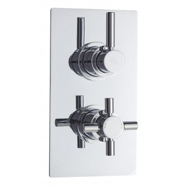 Hudson Reed Tec Pura Twin Thermostatic Shower Valve With Diverter