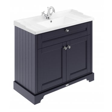 Hudson Reed Twilight Blue 1000mm Cabinet & Basin (1TH)