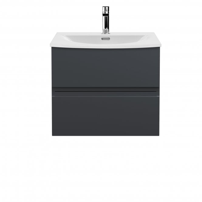 Hudson Reed  Urban 600mm Wall Hung 2 Drawer Vanity & Worktop URB1404W