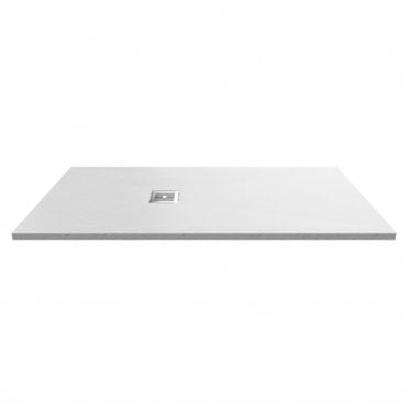 Hudson Reed White Slate Slimline Rectangular Shower Tray 1600 x 800