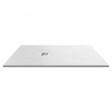 Hudson Reed White Slate Slimline Rectangular Shower Tray 1600 x 900