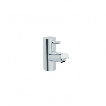 Arco basin mixer in Chrome with universal waste