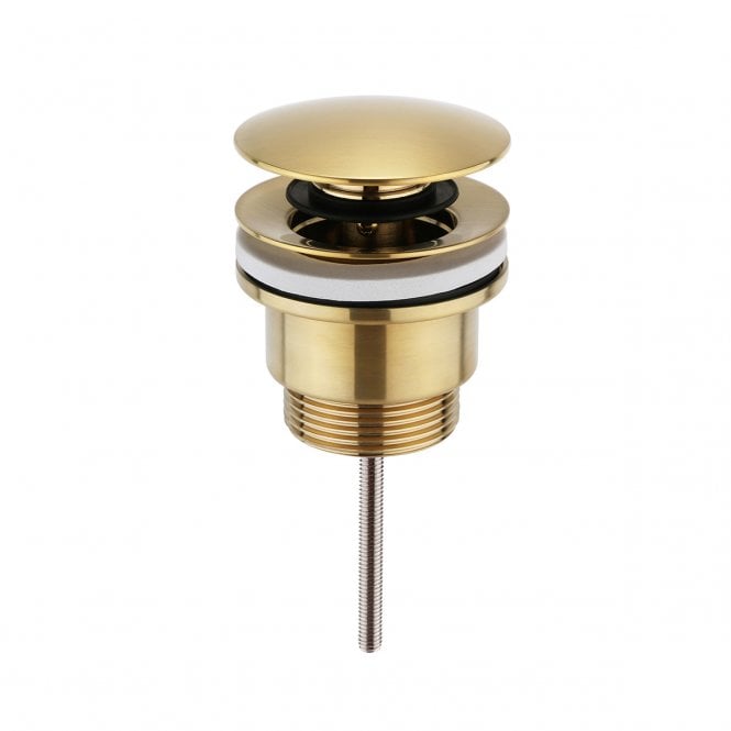 IMEX Basin clicker Brushed Brass Universal waste