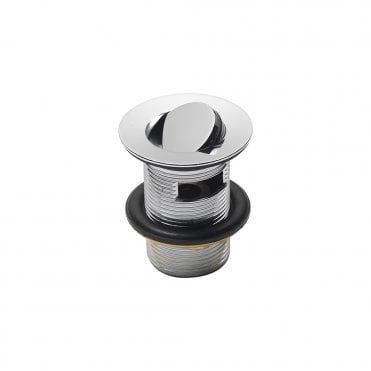 Basin flip chrome waste slotted