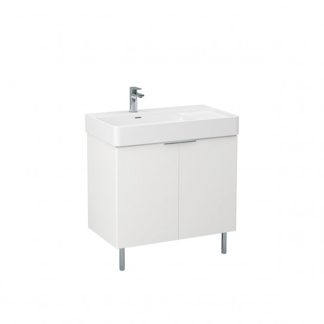 IMEX Blade 800x460mm Floor standing Matt White Cabinet