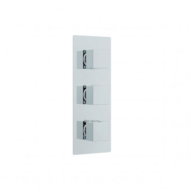 IMEX Bloque2 twin outlet three handle concealed valve