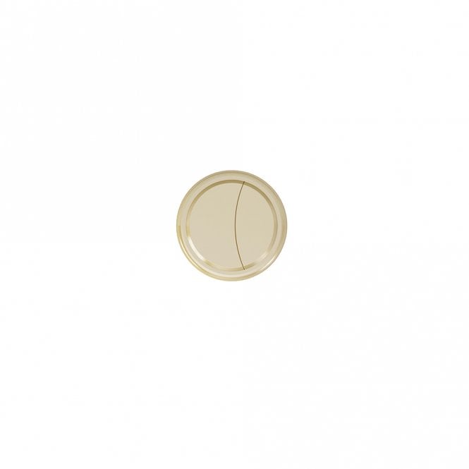 IMEX Brushed Brass Push Button for Close Coupled Cistern
