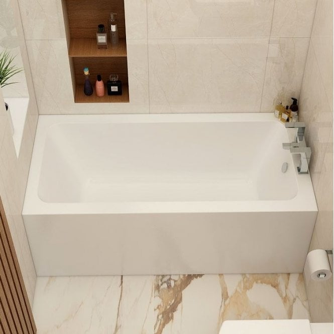 IMEX  Cast Reinforced Quadro 1400x700 Single Ended Bath
