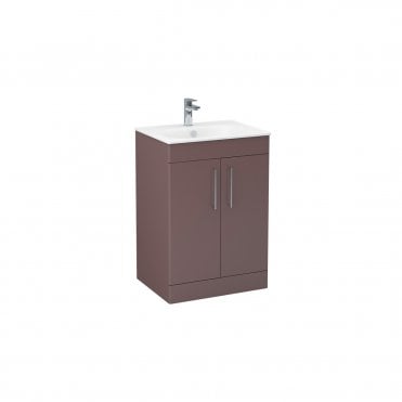 Floor standing double door 600mm cabinet in Plum