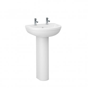 Ivo/Flite 500mm Basin Two Tap Hole