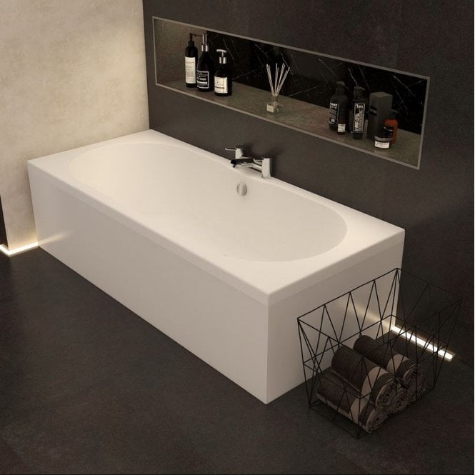 IMEX  Premiercast Multi layer Reinforced Wave 1700x750 Double Ended Bath