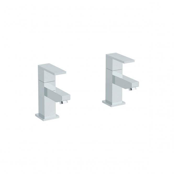 IMEX Quadro bath pillar taps (pair)