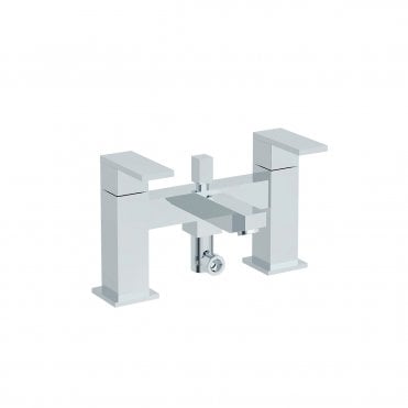 Quadro bath shower mixer including shower kit