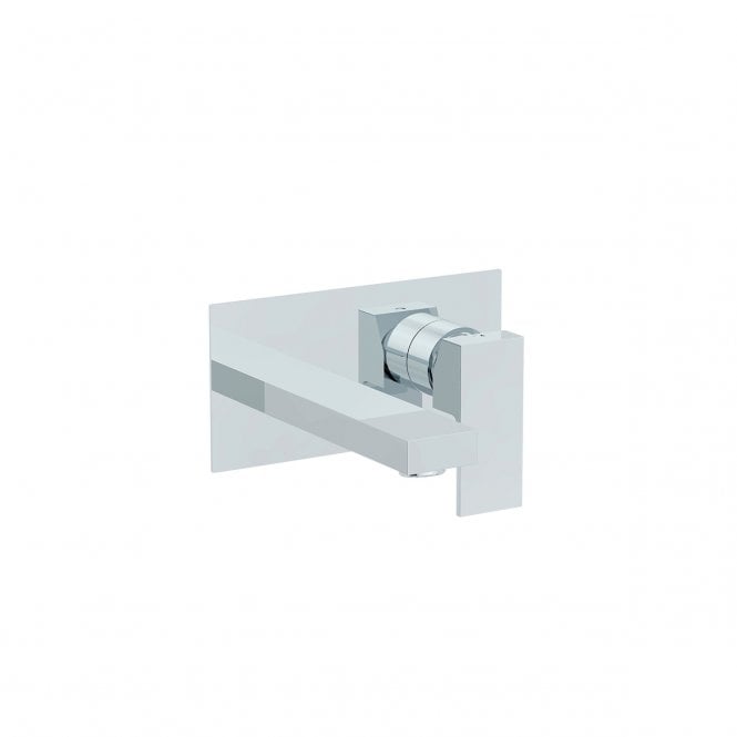 IMEX Quadro single handle wall mounted basin mixer incl clicker waste