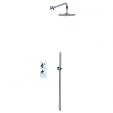 Ravine 2 handle, dual diverter concealed thermostatic valve