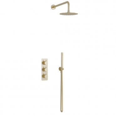 Ravine 3 handle triple diverter concealed thermostatic valve